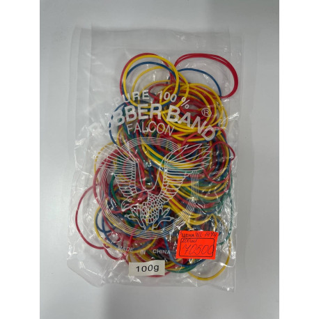 WL-1474 Резинки для денег цветные 100гр (1/200уп)