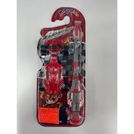 WL-2165 Зубная щетка с игрушкой дмальчика (1/288шт)