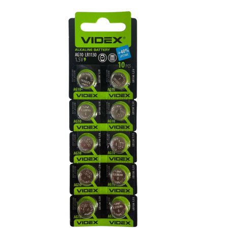 Батарейки Videx AG10LR1130 (1/10шт)